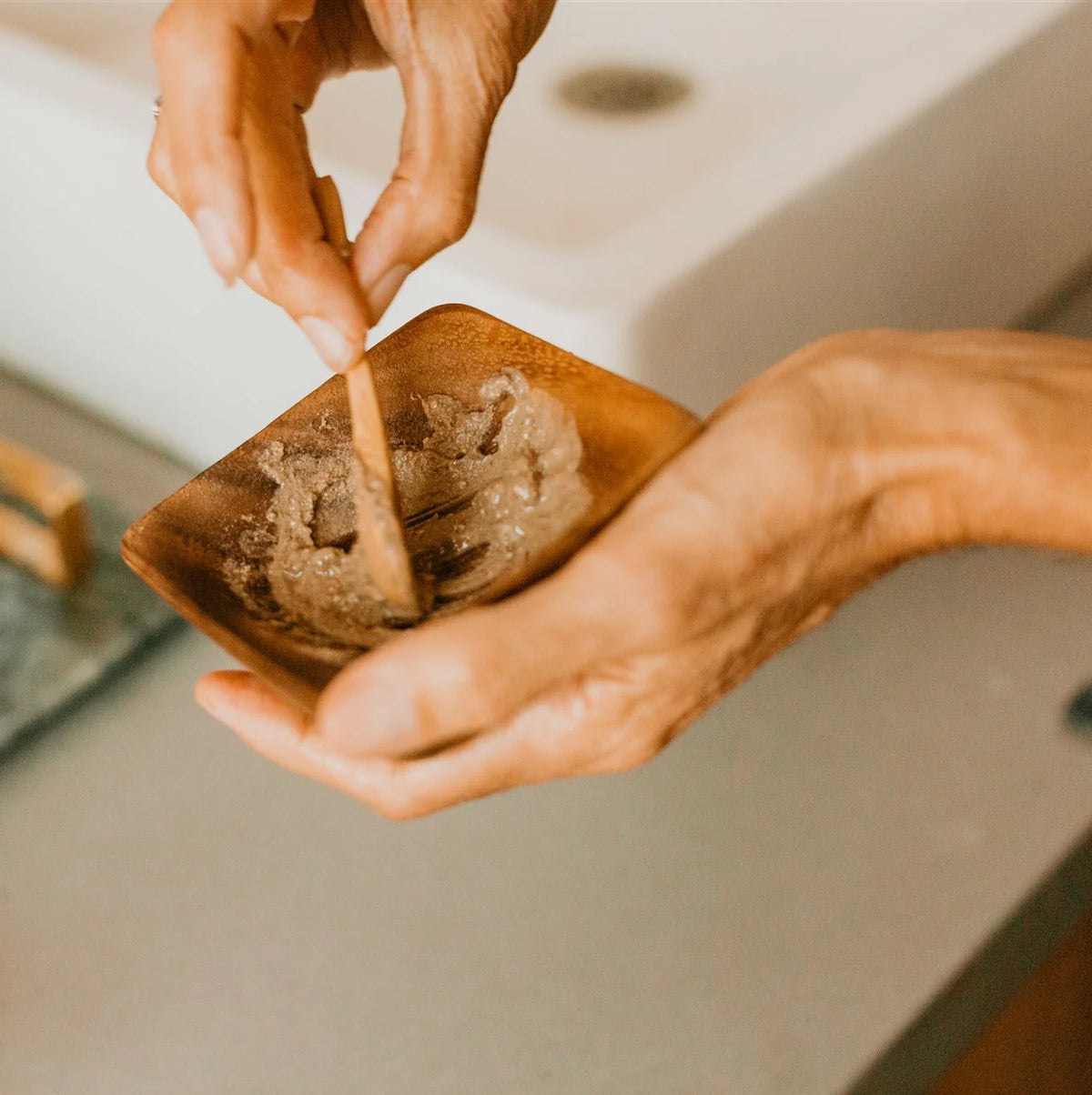 Facial Bowl & Spoon | Eco-Friendly Ayurvedic Skincare Tool