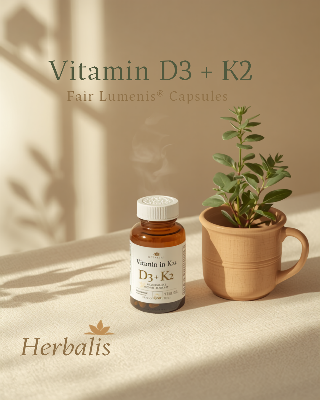 Herbalis Vitamin D3+K2 lifestyle image