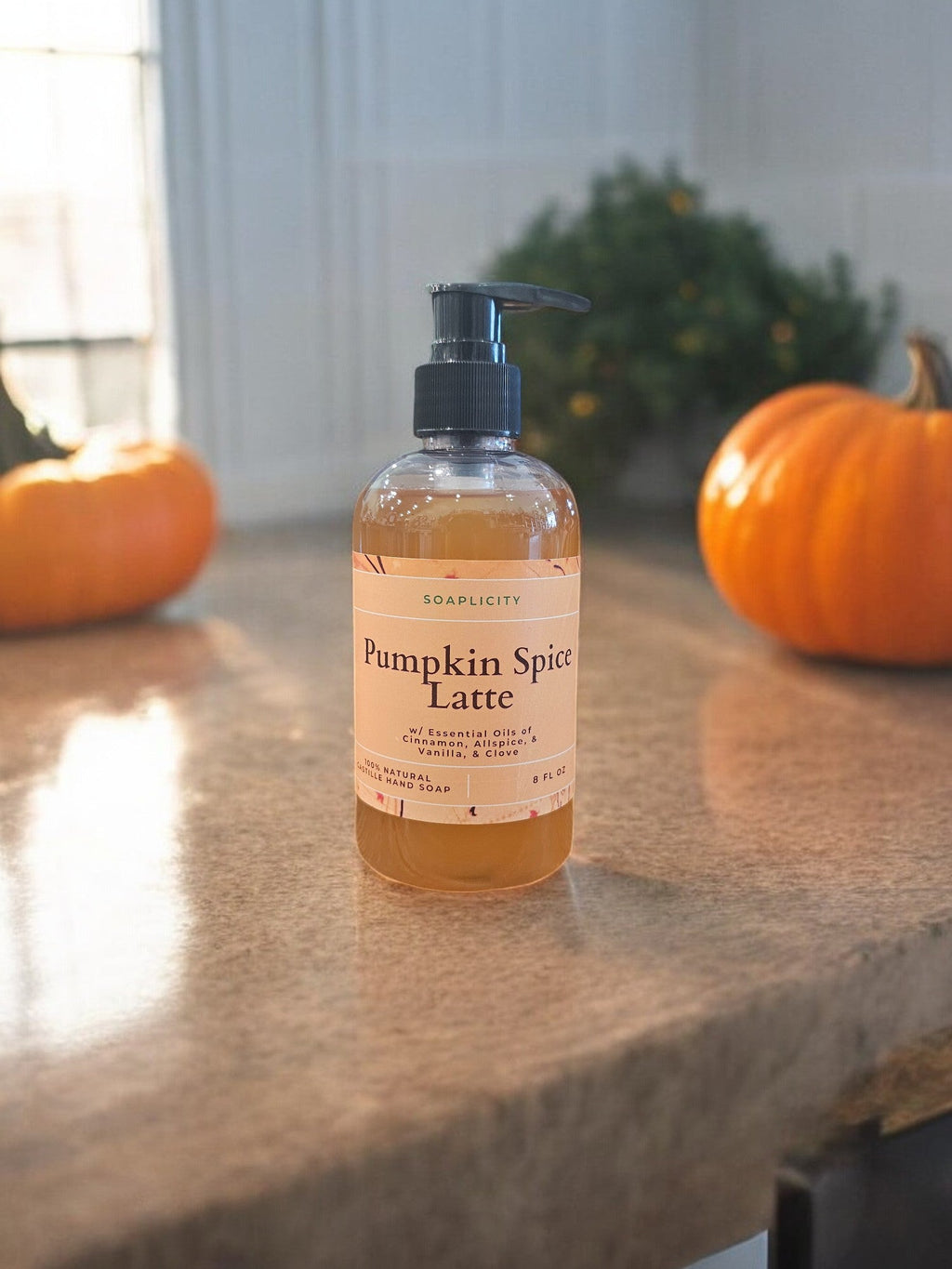 Pumpkin Spice Hand Soap, 100% Natural