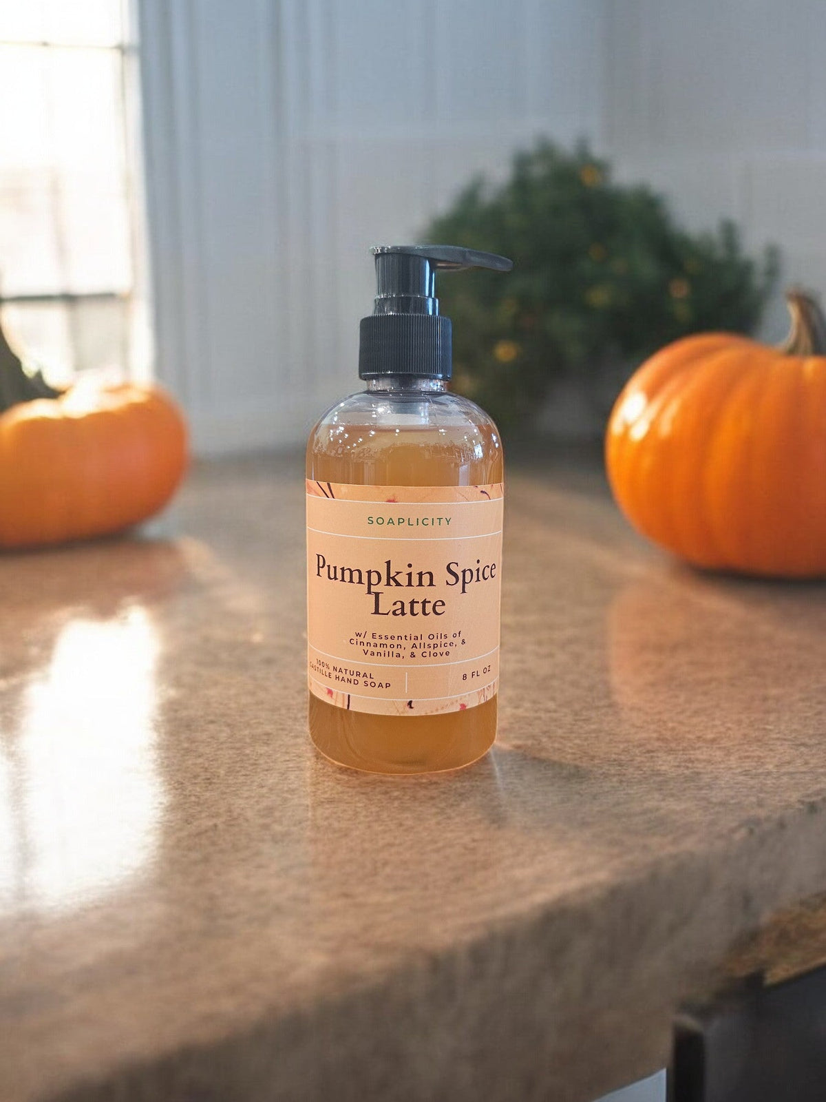 Pumpkin Spice Hand Soap, 100% Natural