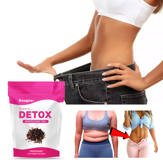 Energizing Tea, Peach Flavor, 28 Pyramid Tea Bags, Support Metabolism & Body Cleansing