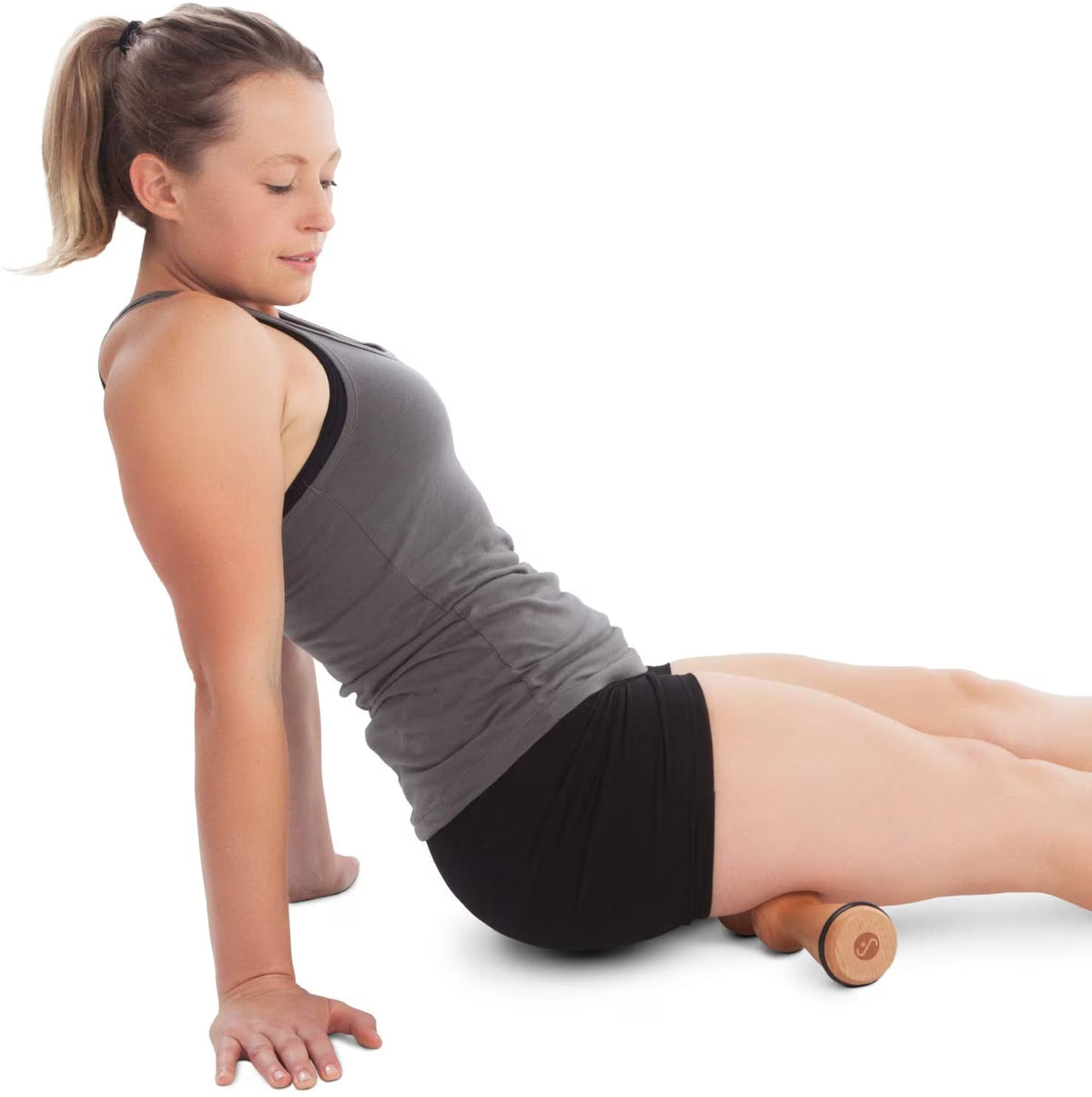 Wooden Back Roller: Spine Stretcher, Aligner, and Muscle Recovery Tool - Back Pain Relief, Manual Massager, Wood Therapy (15 Inch)