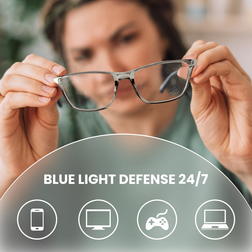Blue Light Blocking Glasses for Screens & LED Lights