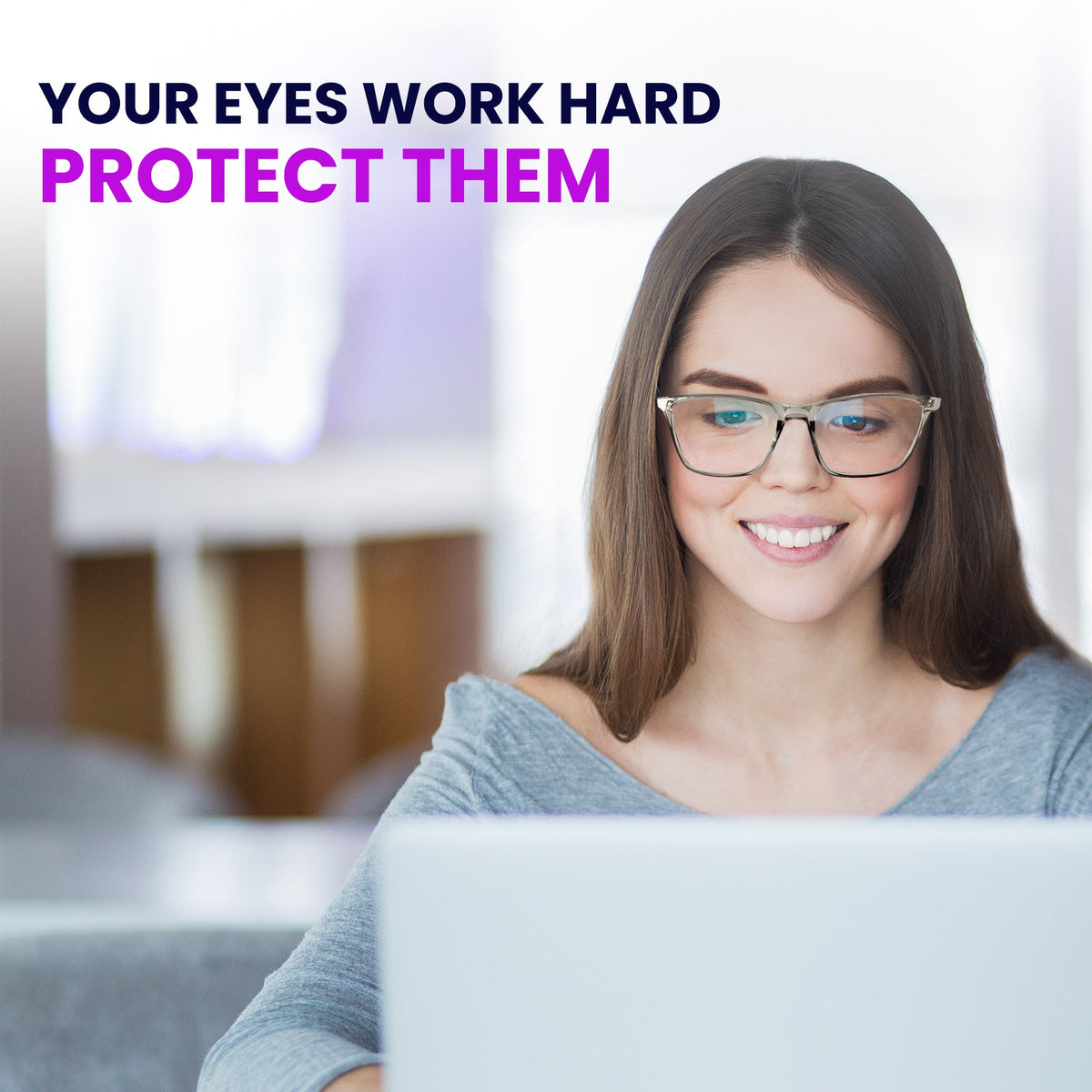 Blue Light Blocking Glasses for Screens & LED Lights