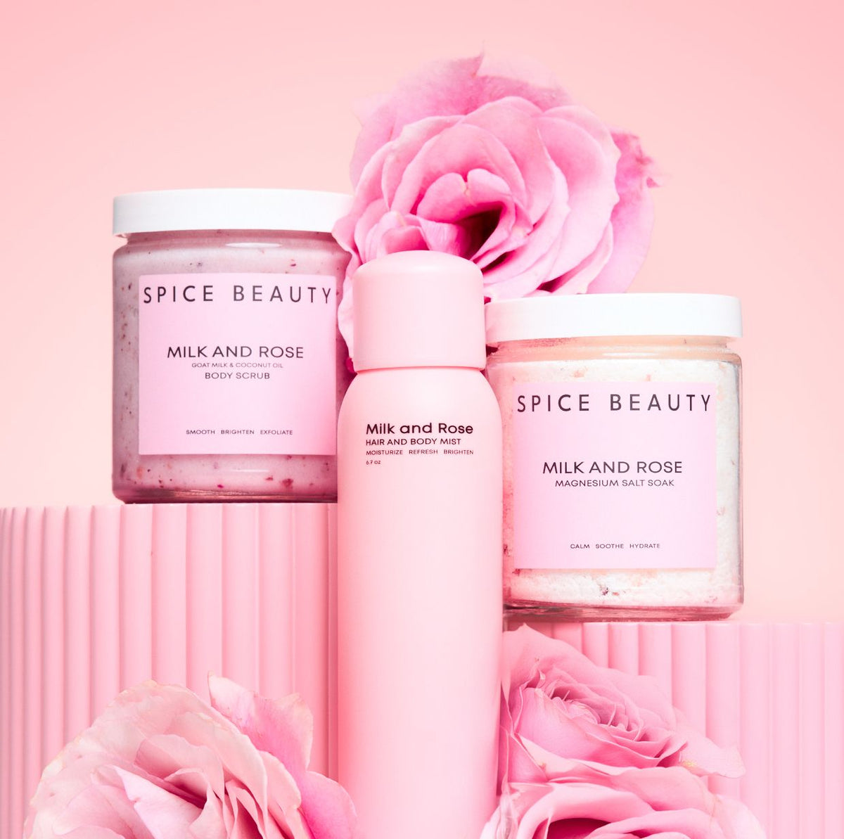 Goat Milk & Rose Magnesium Bath Soak