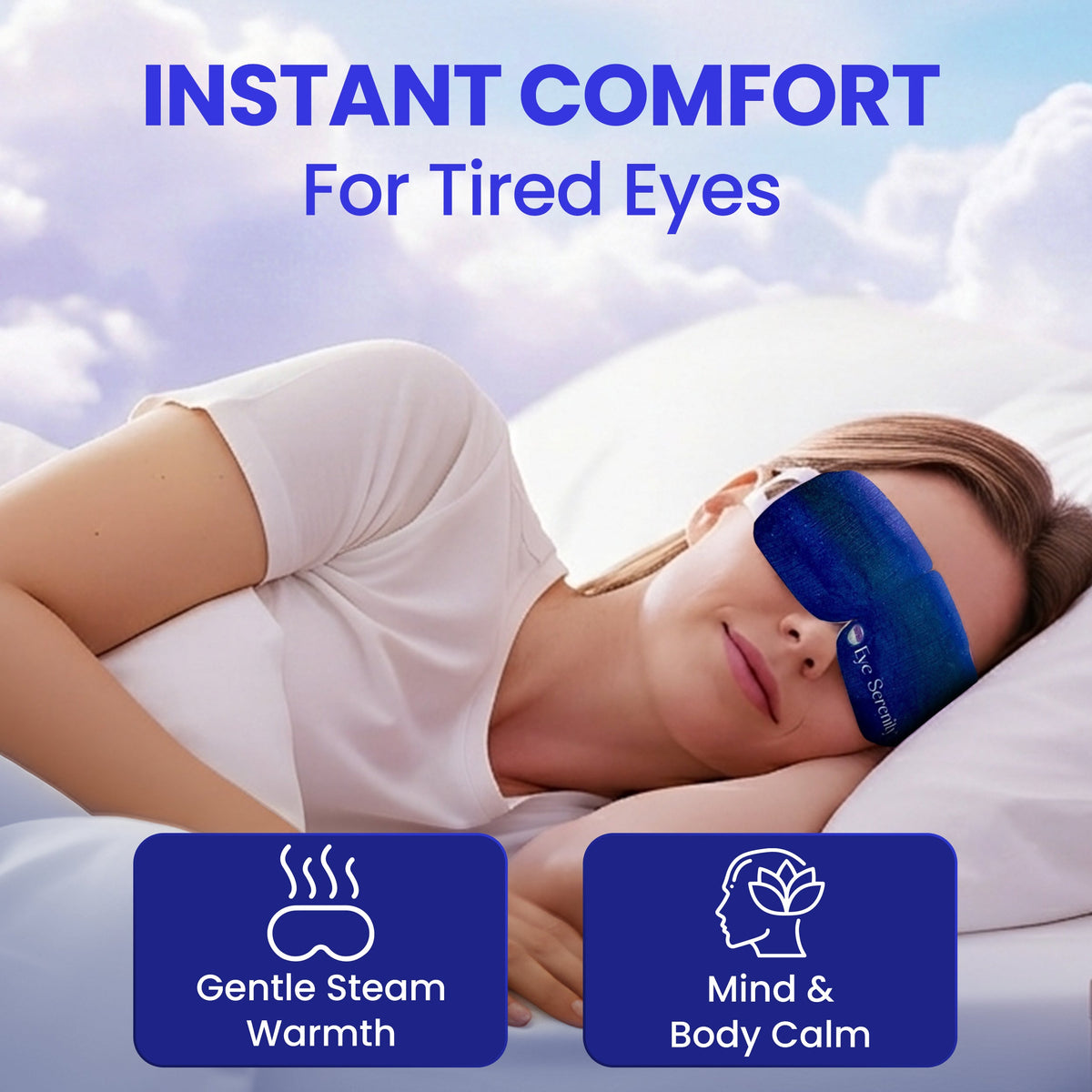 Self-Heating Steam Eye Mask, Single-Use